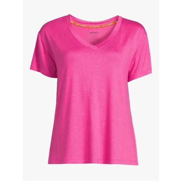 Women's V-Neck Ultra Soft Short Sleeve T-Shirt Size XL - Picture 4 of 5